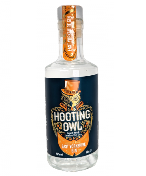 Hooting Owl East Yorkshire Gin 42% (20cl) (£9.50 Case Price)